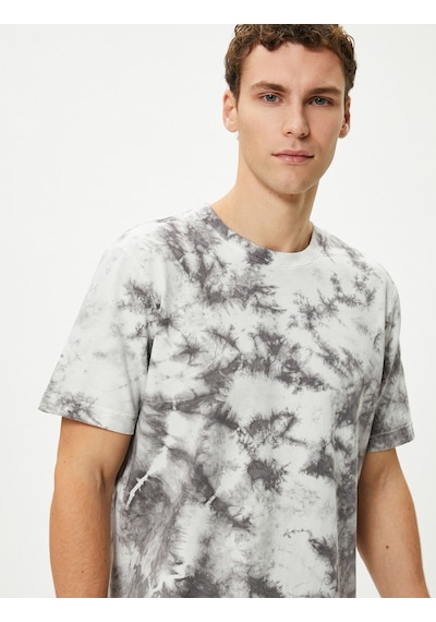 Koton Bisiklet Yaka Tişört Batik Görünümlü Kısa Kollu Pamuklu Gri Desenli 4Wam10305Hk 4Wam10305Hk0D4 Gri Koton Bisiklet Yaka Tişört Batik Görünümlü Kısa Kollu Pamuklu Gri Desenli 4Wam10305Hk 4Wam10305Hk0D4 Gri