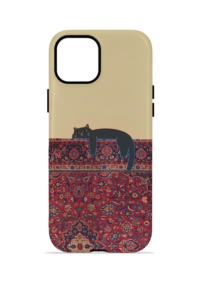 Apple iPhone Uyumlu 13 Vorian Çift Katmanlı Magsafe Kılıf Persian Cat Lounge