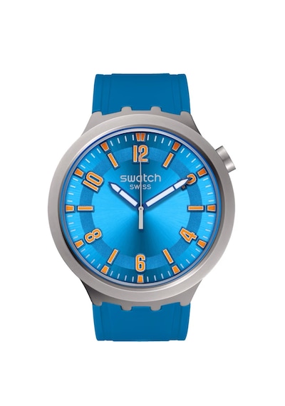 Swatch Sb07s115 Blue In The Works Erkek Kol Saati