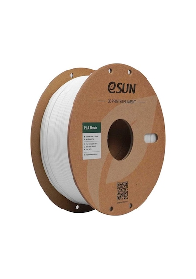 Pla Basic Beyaz Filament 1,75mm 1kg - Bisiparisver, Esun120 Standart