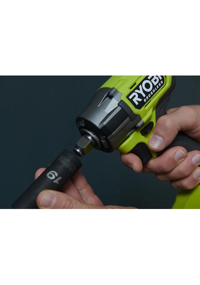Ryobi RIW18CBL-0 Akülü Kömürsüz Somun Sıkma 1/2 Akü ve Şarj Cihazı Dahil Değildir - 5133006492