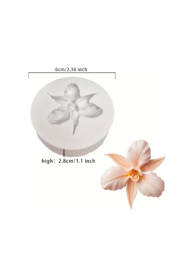 Cattleya Çiçeği Silikon Kalıp S952