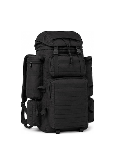 Xmlbayiciniz 110l Taktik Sırt Çantası, Cordura 1000d, Molle Sistemli Outdoor Kamp Ve Dağcı Çantası Tanto Bushcraft Siyah Genel