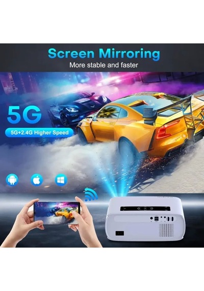 Grovıew 4k Projektör Wifi Ve Bluetooth Desteği