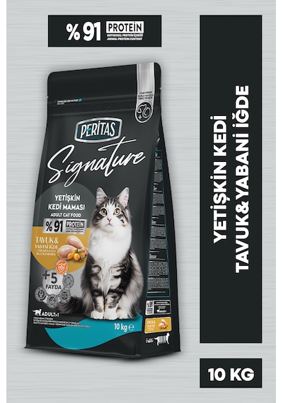 Peritas Signature Tavuklu Yetişkin Kedi Maması 10 KG