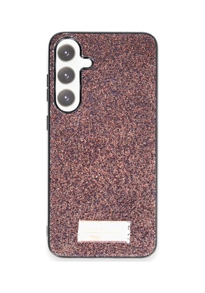 Galaxy A25 5g Bright Simli Kapak - Derin Mor
