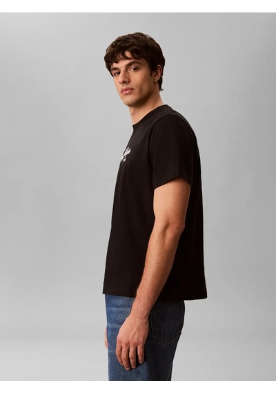 Calvin Klein Ss 20s Calvın Rsrt C, Ub1 Siyah Erkek T-shirt