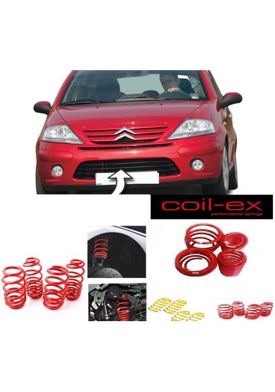 Citroen C3 2002.2009 Coil-ex 3.5 Cm Spor Helezon Yay