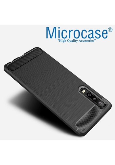 Microcase Huawei P30 Brushed Silikon Kilif + Cam (Seçiniz) 344633375