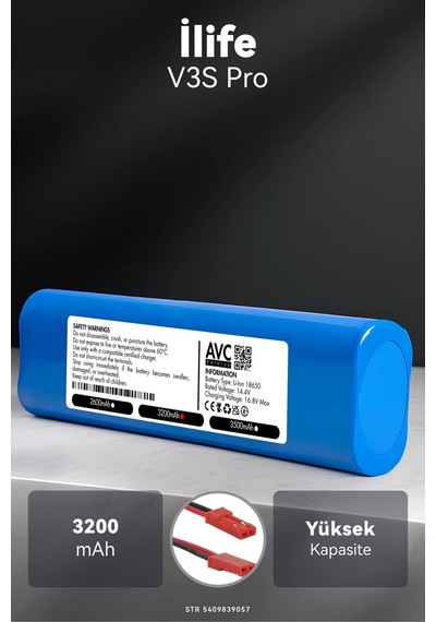 İlife V3s Pro 3200mah Robot Süpürge Bataryası D.k