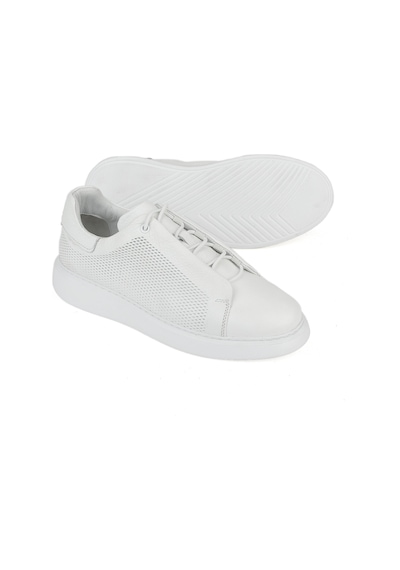 Ziya, Erkek Hakiki Deri Sneaker 1531026z8552 Beyaz 1531026z8552 500 Beyaz