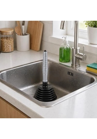 25 Cm Körüklü Lavabo Pompası, Tıkanıklıkları Açmak İçin Pratik Çözüm