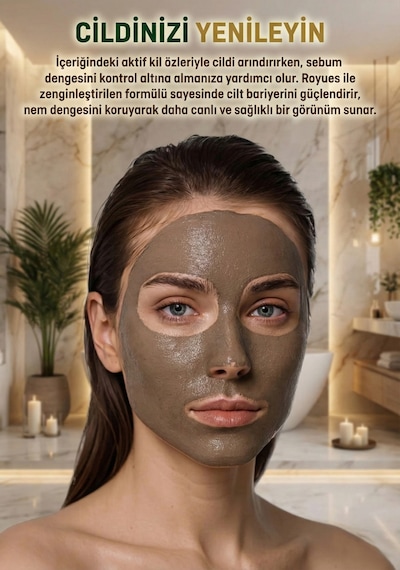 Leke Ve Siyah Nokta Karşıtı Kolajen Kil Maskesi - Collagen Clay Mask 125 Gr