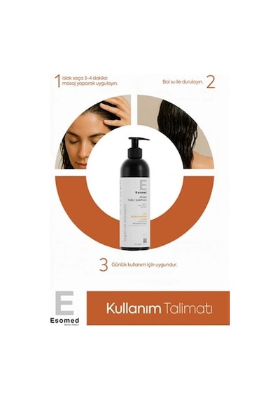 Esomed Argan Yağlı Saç Dökülmesine Karşı Şampuan 300 Ml ESOMED.007