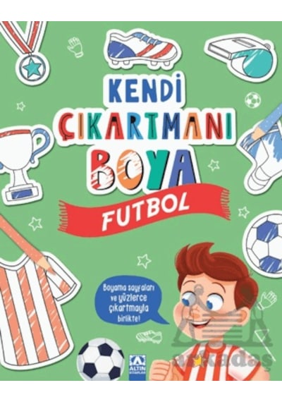 Kendi Çıkartmanı Boya - Futbol Altın Kitaplar