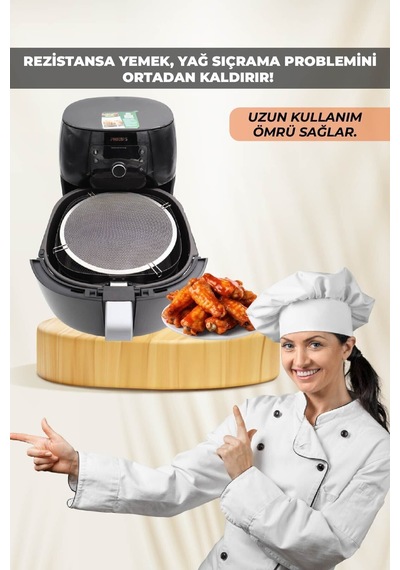Philips Yağ Sıçratmaz Tel, Xxl Airfryer Ve Büyük Modeller Ile Uyumlu