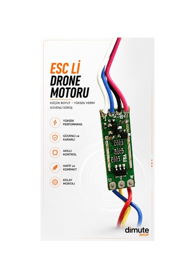 Esc Li Drone Motoru Fırçasız Yüksek Performanslı Rc Drone Yedek Motoru - 892524250