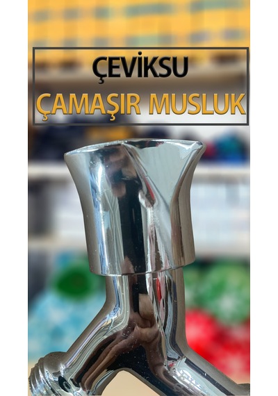 Çevik Su Karizma Çamaşır Makinası Musluğu Çamaşır Makinaları Bağlantı Hortumlarına Uyumludur