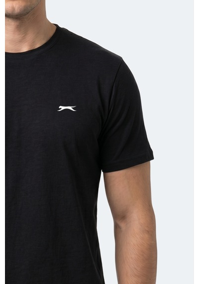 Slazenger Rosalva T Erkek Pamuklu Siyah Tişört