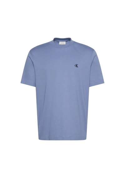 Calvin Klein Ss Easy Monogram Tee, C4ı Mavi Erkek T-shirt