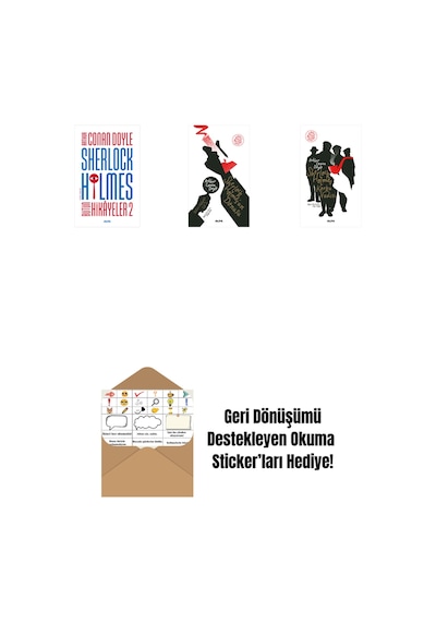 Sherlock Holmes - Bütün Hikayeler 2 + Sherlock Holmes'un Dönüşü + Sherlock Holmes - Korku Vadisi + Okuma Sticker'ları