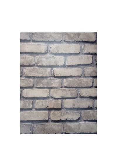 Osk 3d Taş Desen Simli Duvar Kağıdı Yeşil