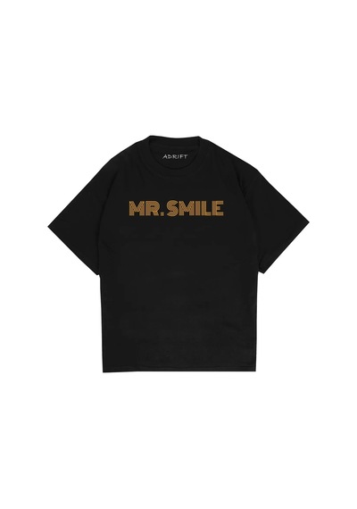 Startmore Adrift Mr. Smile Oversize T-shirt Siyah