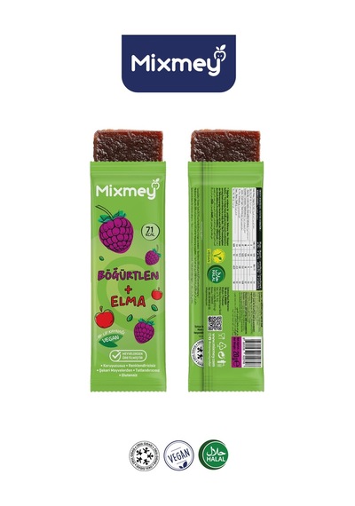 Böğürtlen Meyve Barı 18 Adet Atıştırmalıklar Vegan, Glutensiz, Koruyucusuz 20g X 18adet