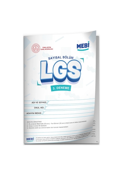 LGS 8.Sınıf MEBi ONLİNE 1.2.3.4.5.6.7.8.9.10.11.12. Deneme Türkiye Geneli Paket PDF BASKI ÜCRETİ