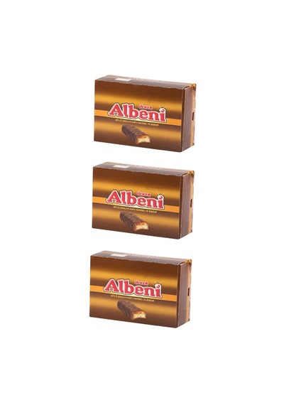 Albeni Sütlü Çikolata Kaplamalı Karamelli Bar - 40 Gram - 72 Adet
