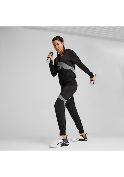 Puma Bıg Cat Kadın Fransız Havlu Antrenman Üstü 525073 01 Siyah