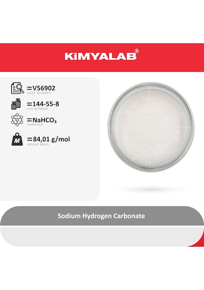 Kimyalab Sodyum Hidrojen Karbonat Sodium Hydrogen Carbonate USP﻿﻿ 1 KG