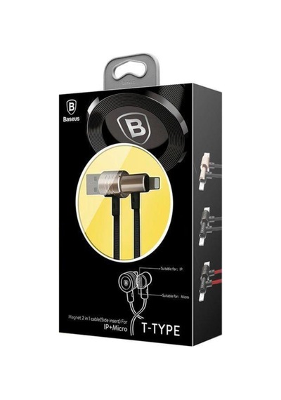 Two-in-one 2in1 Lightning Micro Usb 1m Data Şarj Kablosu