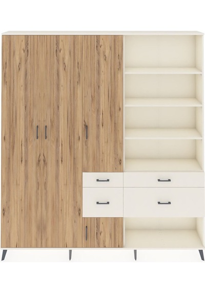 Arges Dolap 14 Raflı 4 Çekmeceli 4 Kapaklı 220x30x243 Aytaşı-çam/aytaşı Atlas Çam/aytası Arges Dolap 14 Raflı 4 Çekmeceli 4 Kapaklı 220x30x243 Aytaşı-çam/aytaşı Atlas Çam/aytası