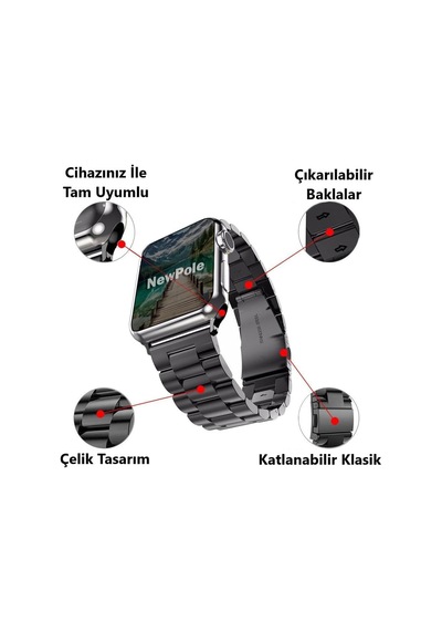 Watch 46mm 45mm 44mm 42mm 49mm Uyumlu Kordon Stal Baklalı Çelik Kordon Rahatsız Etmeyen Apple Watch Ultra 2/1 10 9 8 Se 7 6 5 4 3 2 1 Uyumlu Çok Renkli Watch 46mm 45mm 44mm 42mm 49mm Uyumlu Kordon Stal Baklalı Çelik Kordon Rahatsız Etmeyen Apple Watch Ultra 2/1 10 9 8 Se 7 6 5 4 3 2 1 Uyumlu Çok Renkli