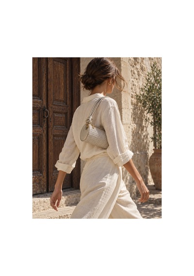 Nura Collection Kadın Gümüş Silindir Model Ayarlanabilir Çift Askılı El Ve Omuz Çantası Gümüş - 919280649 Gümüş