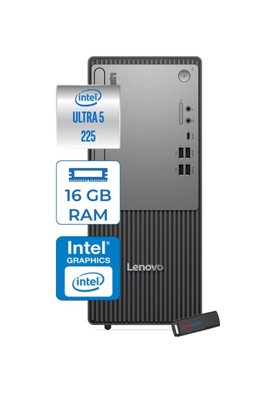 Lenovo ThinkCentre Neo 50T Gen 6 13BD007UTRP03 Ultra 5 225 16 GB 1 TB SSD W11P Masaüstü Bilgisayar + USB Bellek