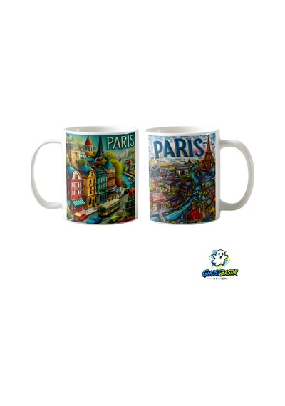 Paris Kupa Bardak Tek Adet K0353 Çok Renkli