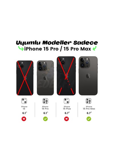 İphone 15 Pro Max / İphone 15 Pro Mavi Titanyum Taşlı Kamera Lens Koruyucu