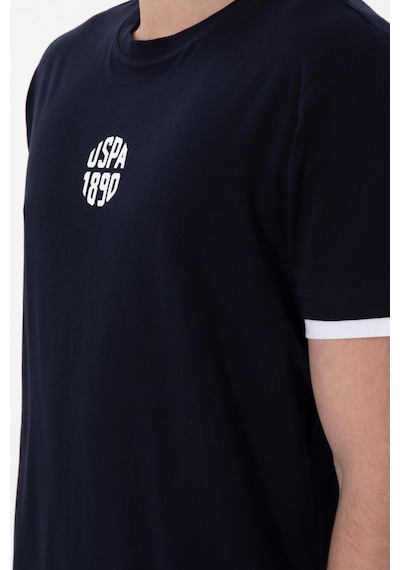 U.S. Polo Assn. Erkek Regular Fit Bisiklet Yaka Lacivert Tişört 50306900-VR033