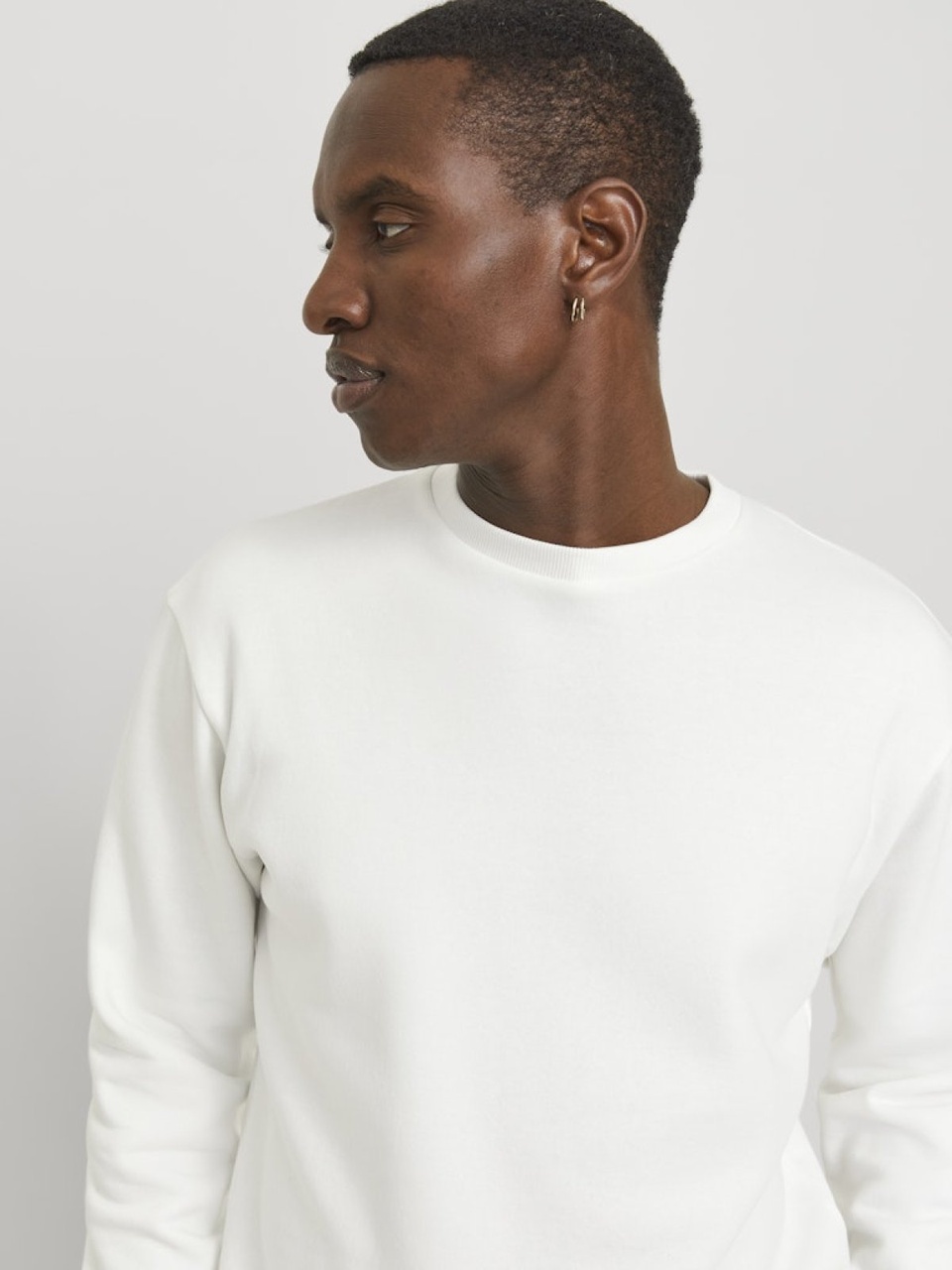 Jack & Jones Jjebradley Sweatshirt 12249341 Beyaz