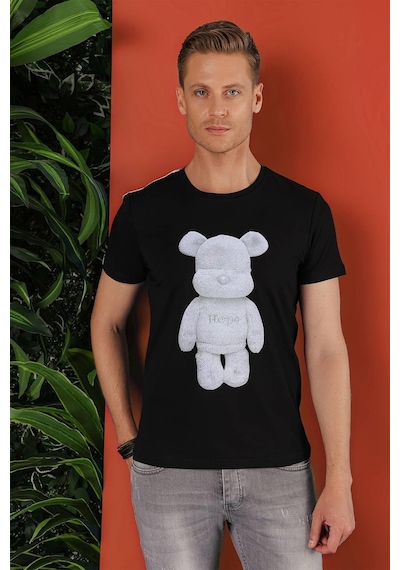Efor Ts 855 Siyah Spor T-shirt Siyah