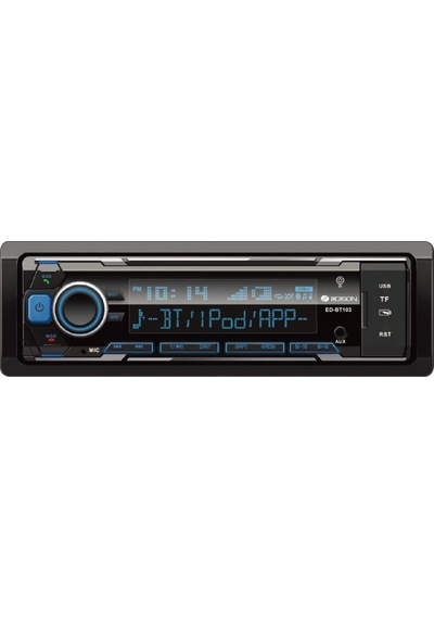 Edison Ed-bt103 Oto Teyp Mp3 Çalar/fm Radyo/usb/aux/sd/bt/2 Amfi Çıkışlı/4 50w/app Kontrol/kumanda