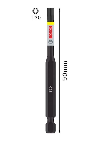 Bosch Pro Impact T30x90 Mm Torx Bits Uç Torklu Vidalama Makinaları İçin