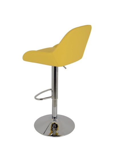 Bürocci Texas Bar Taburesi - Sarı Deri - 9506S0113 Çok Renkli
