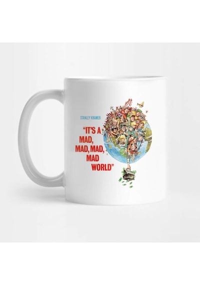 It's A Mad Mad Mad Mad World Kupa Bardak Çok Renkli