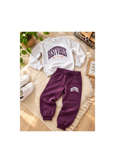 Uğur Bebe Erkek Çocuk %95 Pamuk Eşofman Takımı Mürdüm Alt Bej Sweatshirt 2 Parça Baskılı Sweatshirt Jogger Spor Günlük Kombin Bej Mürdüm Bej Mürdüm Uğur Bebe Erkek Çocuk %95 Pamuk Eşofman Takımı Mürdüm Alt Bej Sweatshirt 2 Parça Baskılı Sweatshirt Jogger Spor Günlük Kombin Bej Mürdüm Bej Mürdüm
