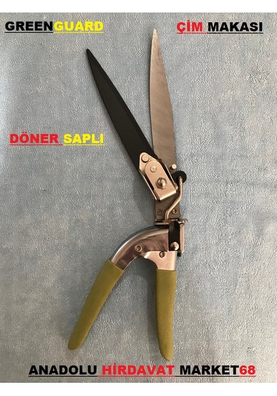 Green Guard Çim Kesme Makası Dönerli Çim Makası Çit Makası