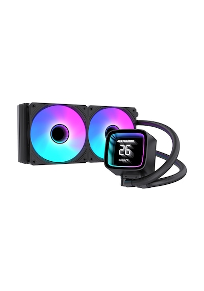 Ng-240c Nitro Cool 240mm Argb Fanlı Derece Göstergeli Sıvı Cpu Soğutucu Siyah