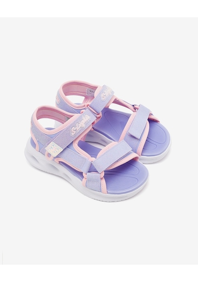 Skechers Sola Glow Sandal Büyük Kız Çocuk Mor Işıklı Sandalet 303024l Lvlp Mor